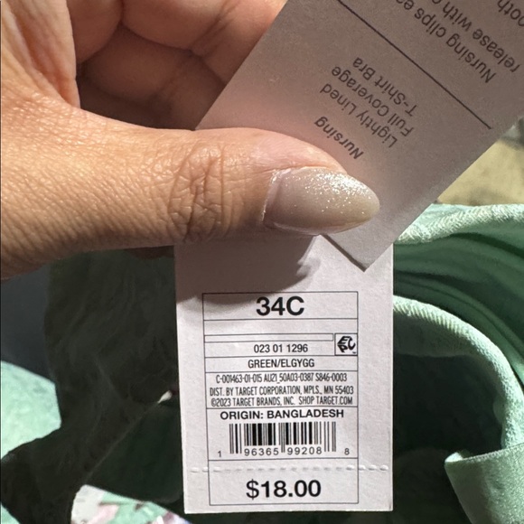 Auden Nursing Lightly Lined Full Coverage T-shirt Bra size 34C - Picture 6 of 6